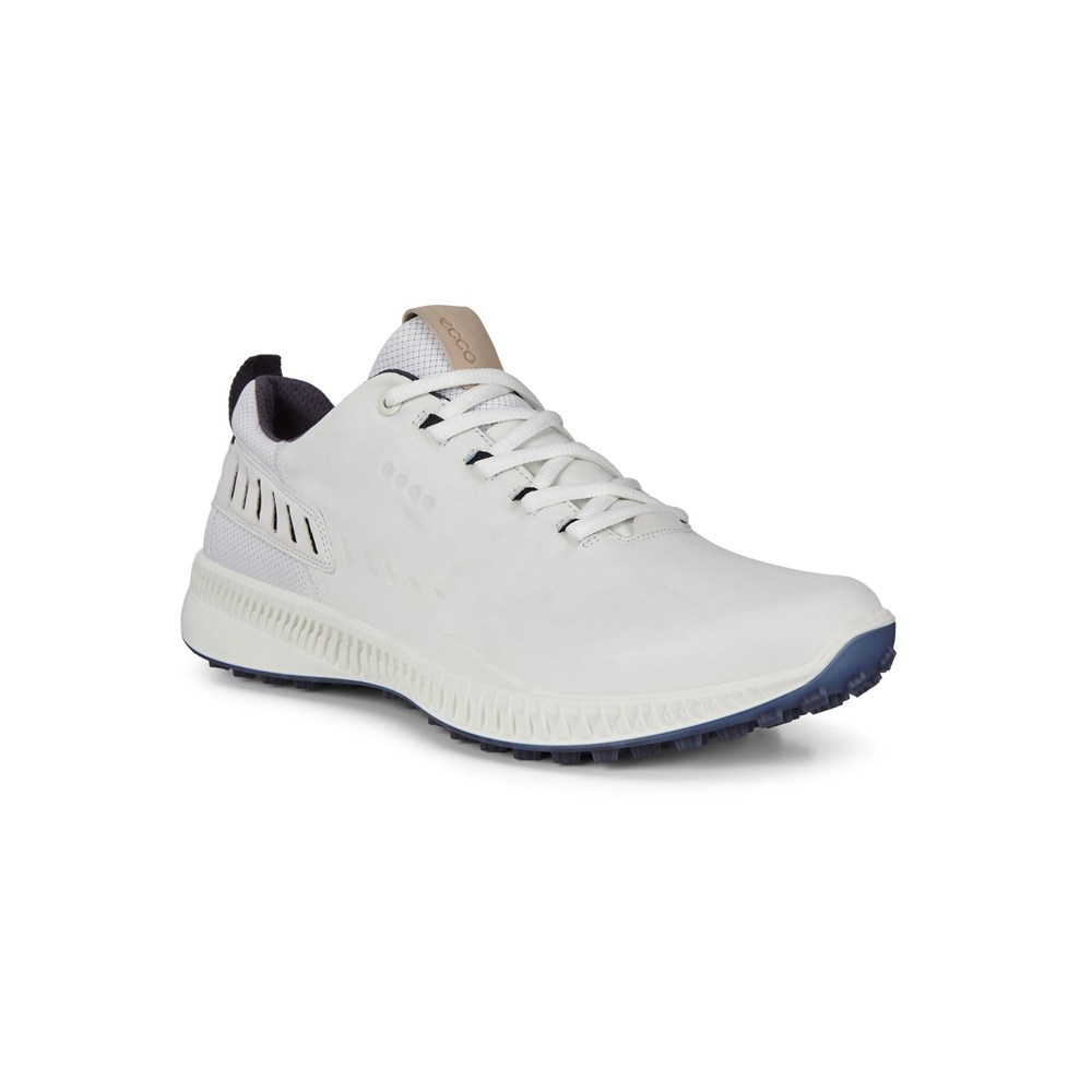 Zapatos De Golf Hombre - ECCO S-Hybrid - Blancos - YUS945130